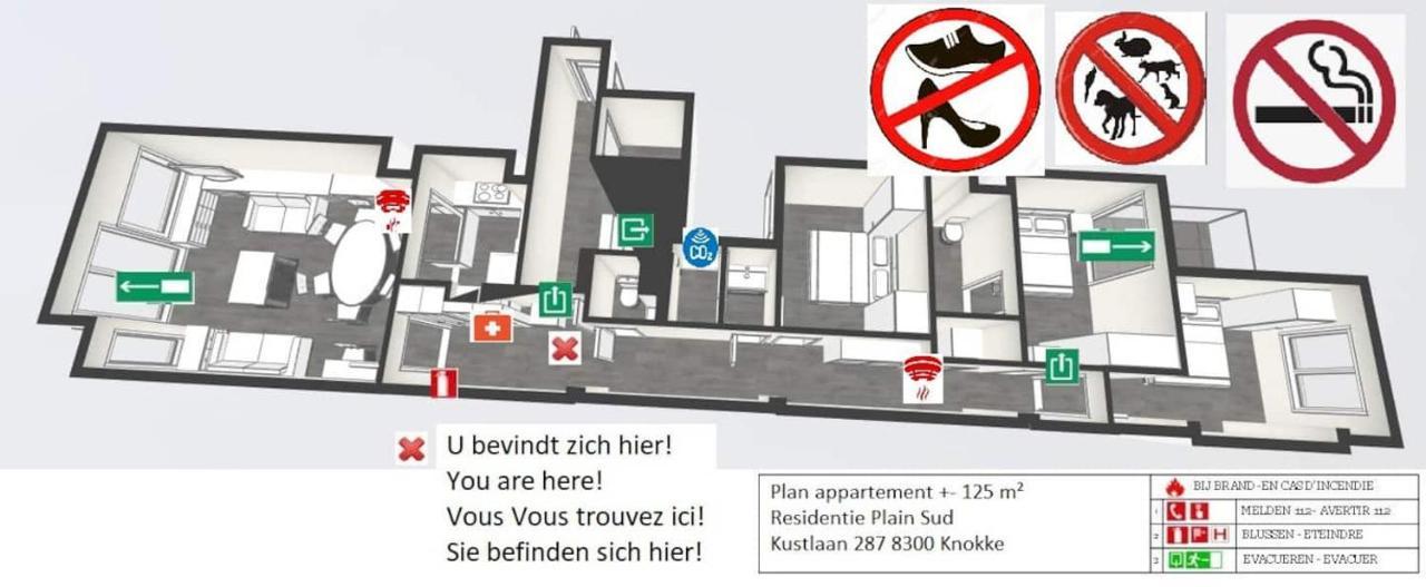 Top Location! Unique Luxurious 2-Bedroom Apartment In Knokke - 'T Zoute Exterior photo